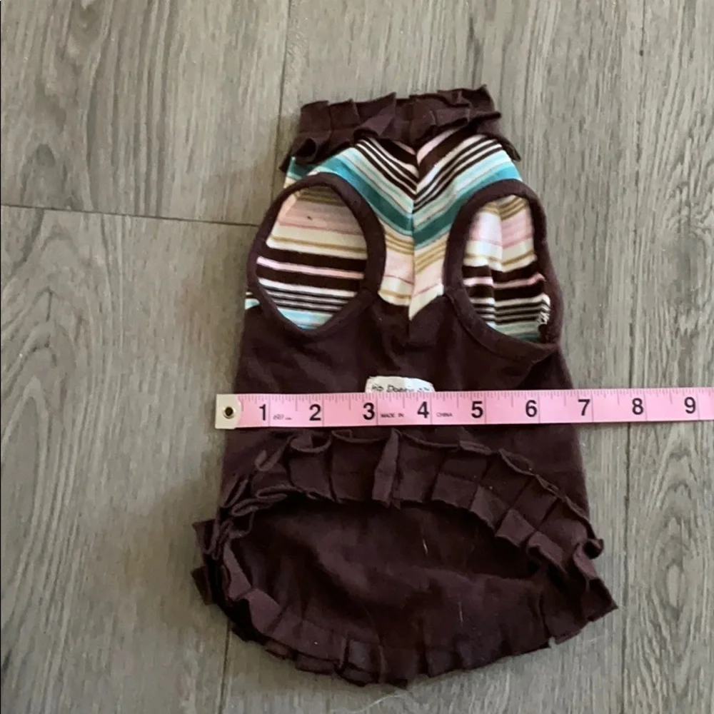 Doggie brown dress by hip doggie🐶small.